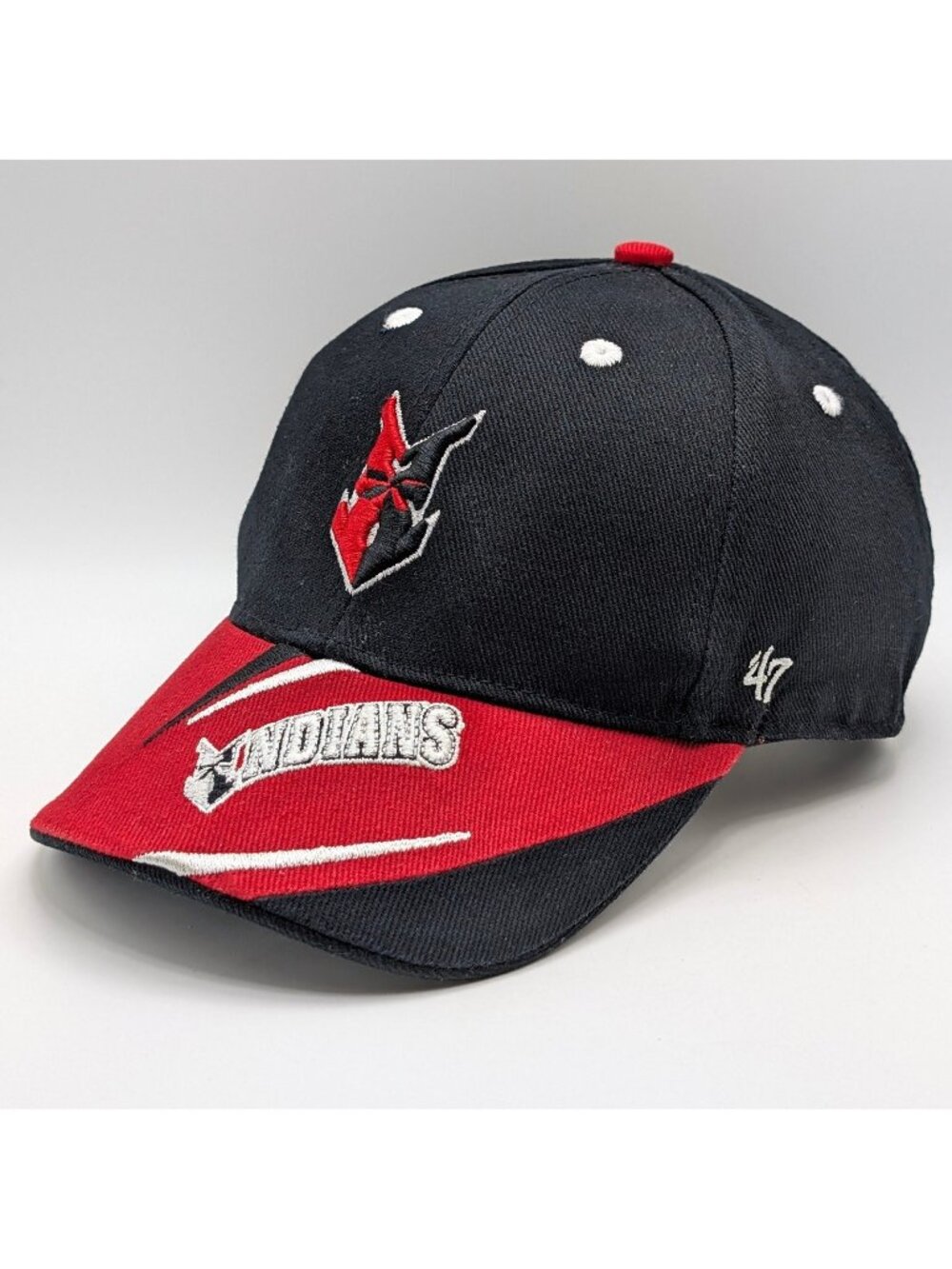 Indianapolis Indians Hat MiLB '47 Brand YOUTH Kids Baseball Cap Strap Back Black